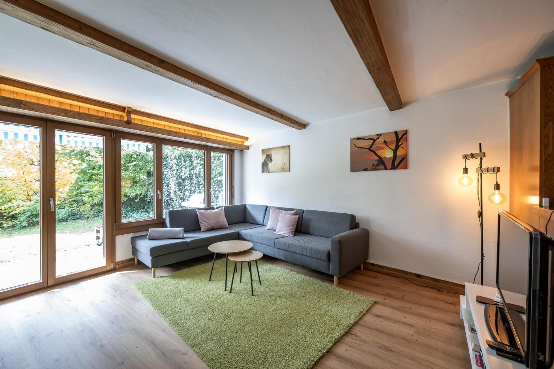 Half Chalet With Garden & Balcony - 2' To Ski Bus Laax Exterior foto