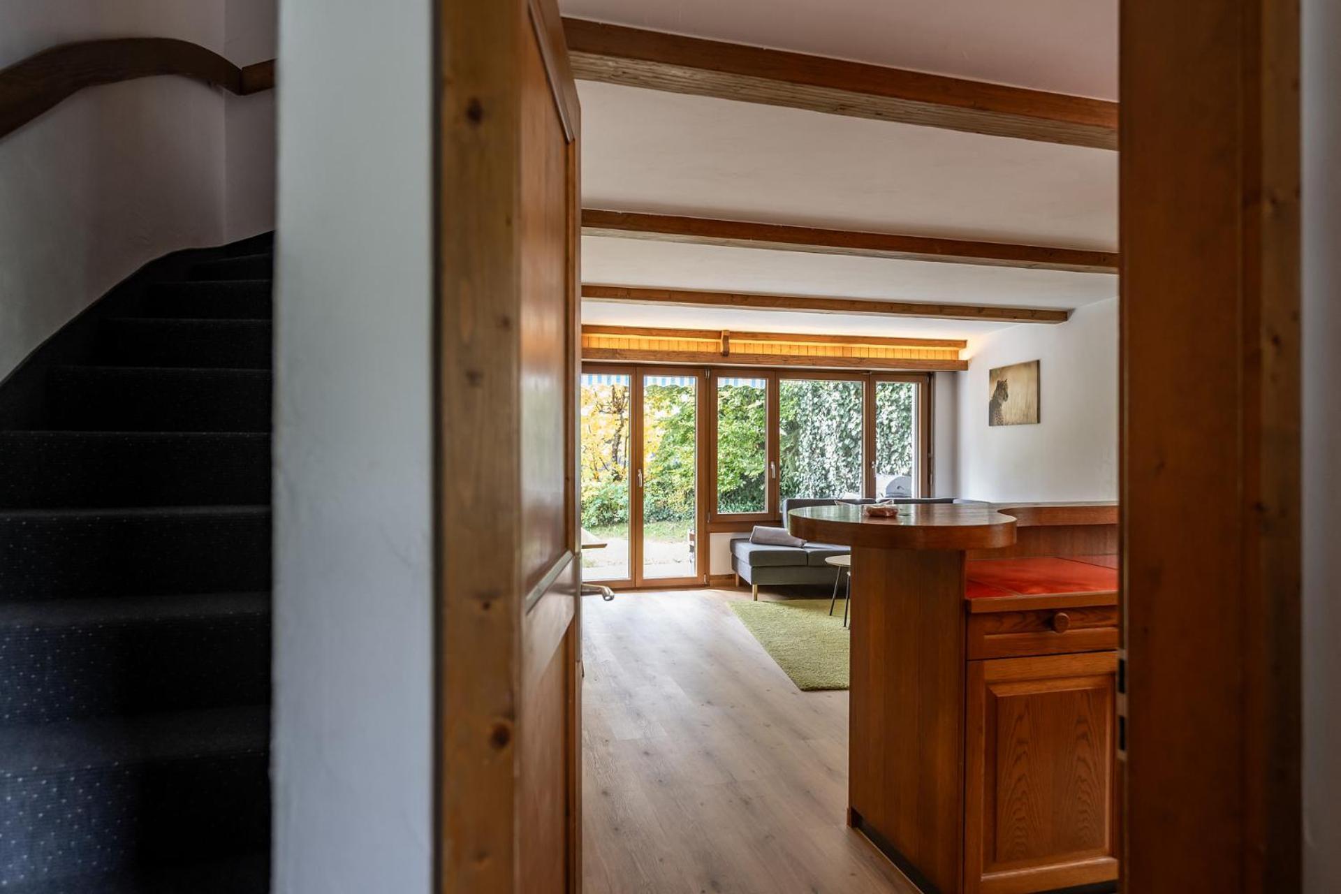 Half Chalet With Garden & Balcony - 2' To Ski Bus Laax Exterior foto