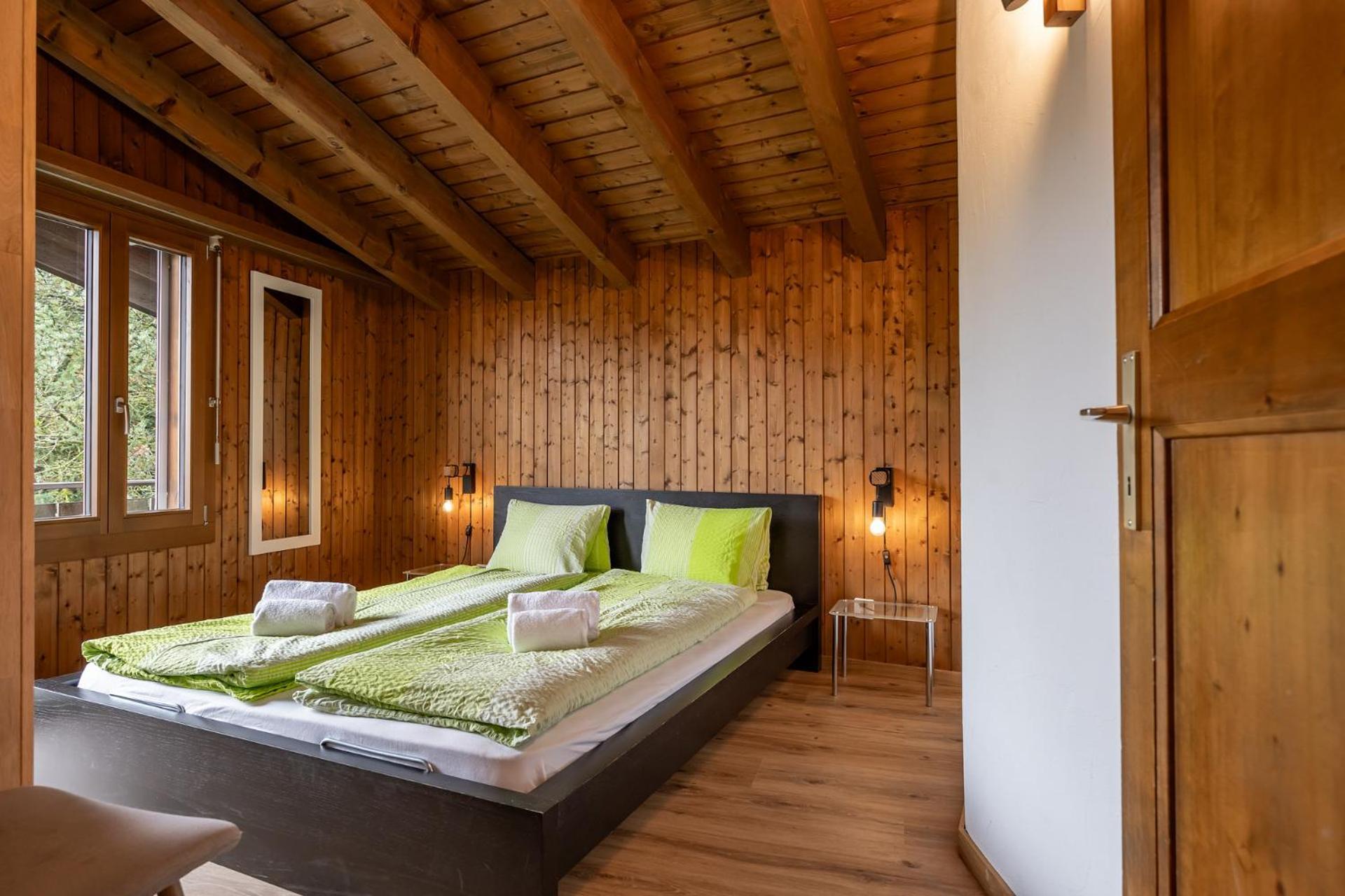 Half Chalet With Garden & Balcony - 2' To Ski Bus Laax Exterior foto